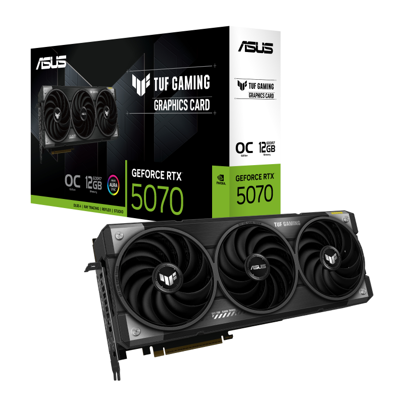 ASUS TUF RTX 5070 O12G Gaming - Graphics Card ASUS TUF RTX 5070 O12G Gaming - Graphics Card